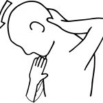 Chin tuck stretch for migraine and headaches