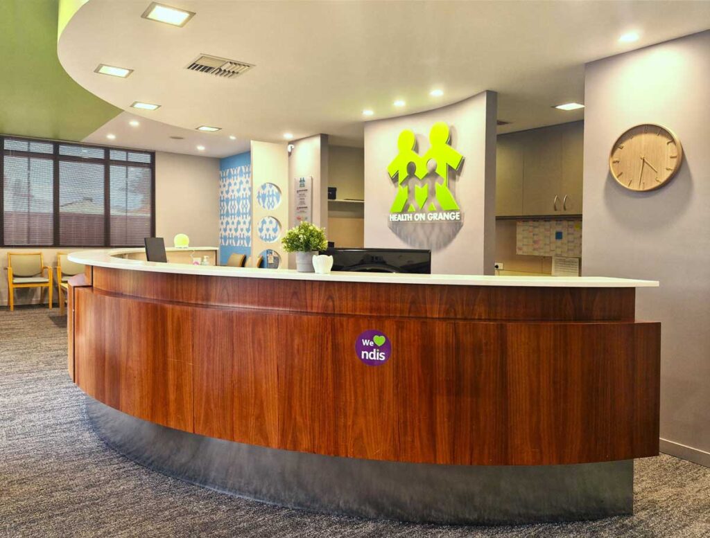 Adelaide Physiotherapy Reception Entrance