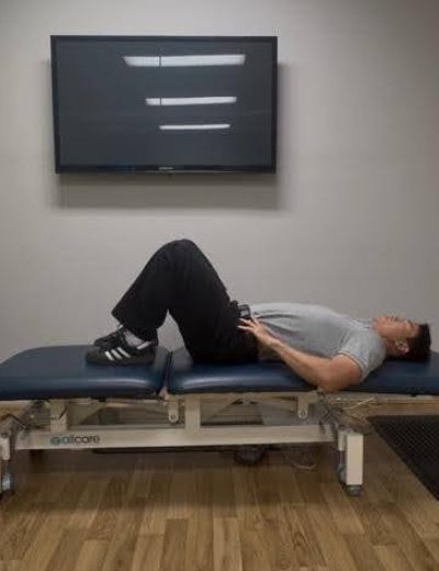 lower back pain prevention exercise - hip bridge 01